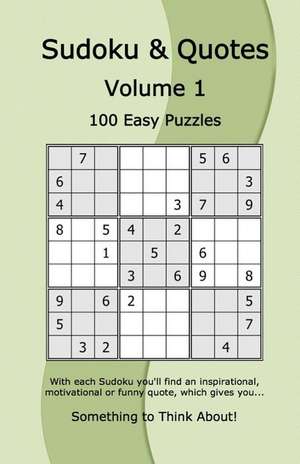 Sudoku & Quotes Volume 1 de Dentu, Rudy