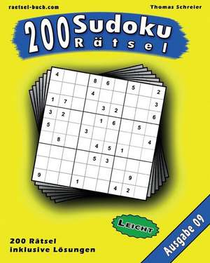 200 Leichte Zahlen-Sudoku 09 de Thomas Schreier