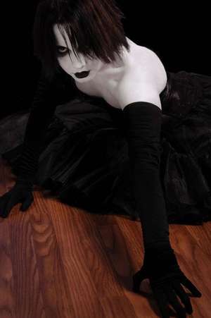 Gothic Mime Girl Journal de Cool Image