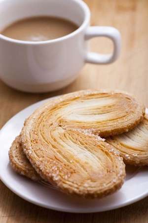 French Palmier Cookies and a Coffee Pastry Journal de Cs Creations