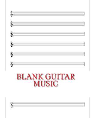 Blank Guitar Music de Paper, Music