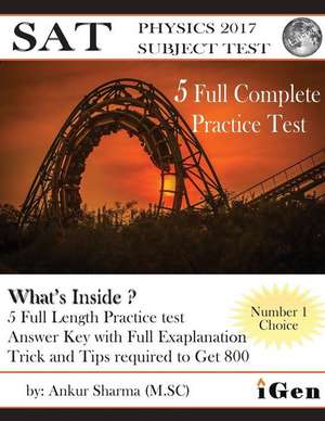 SAT Physics Practice-Test de Sharma, MR Ankur