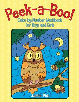 Peek-a-Boo! Color by Number Workbook for Boys and Girls de Jupiter Kids