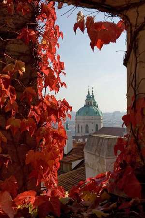 St. Vitus Cathedral in Autumn Prague Czechoslovakia Journal de Cs Creations