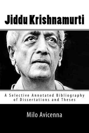 Jiddu Krishnamurti de Milo Avicenna