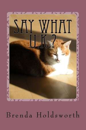 Say What U.K.? de Brenda McGee Holdsworth