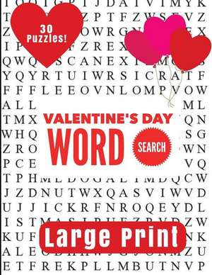 Valentine's Day Large Print Word Search de Puzzle Pyramid