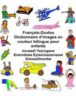 Francais-Zoulou Dictionnaire D'Images En Couleur Bilingue Pour Enfants Incwadi Yezingane Enemibala Eyisichazamazwi Esinezithombe de Richard Carlson Jr