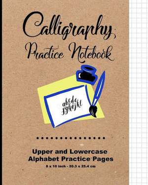 Calligraphy Practice Notebook de Calligraphy Paper