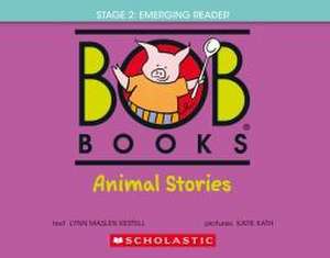 Bob Books - Animal Stories Hardcover Bind-Up Phonics, Ages 4 and Up, Kindergarten (Stage 2: Emerging Reader) de Lynn Maslen Kertell