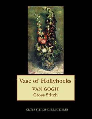 Vase of Hollyhocks de Collectibles, Cross Stitch