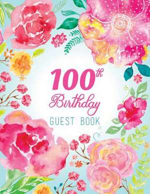 100th Birthday Guest Book de New Day Journals