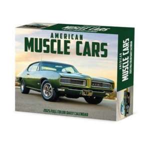 American Muscle Cars 2025 6.2 X 5.4 Box Calendar de Willow Creek Press