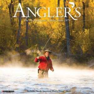 Angler's 2025 12 X 12 Wall Calendar de Willow Creek Press