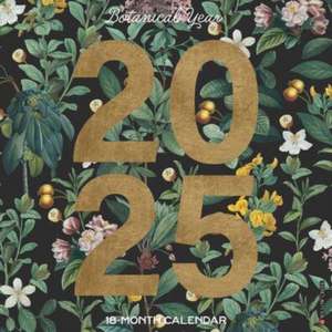 Botanical Year 2025 12 X 12 Wall Calendar de Willow Creek Press