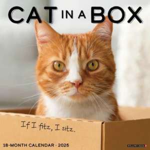 Cat in a Box 2025 12 X 12 Wall Calendar de Willow Creek Press