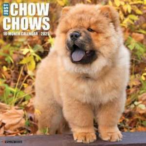 Just Chow Chows 2025 12 X 12 Wall Calendar de Willow Creek Press