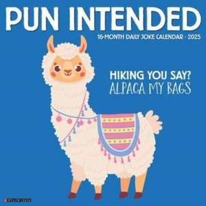 Pun Intended 2025 12 X 12 Wall Calendar de Willow Creek Press