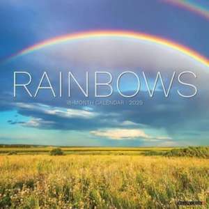 Rainbows 2025 12 X 12 Wall Calendar de Willow Creek Press