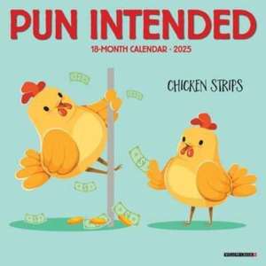 Pun Intended 2025 7 X 7 Mini Wall Calendar de Willow Creek Press