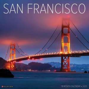 San Francisco 2025 12 X 12 Wall Calendar de Willow Creek Press