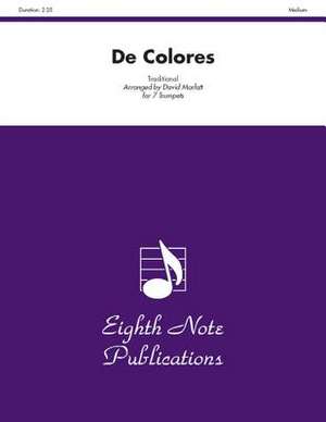 de Colores: Score & Parts de David Marlatt