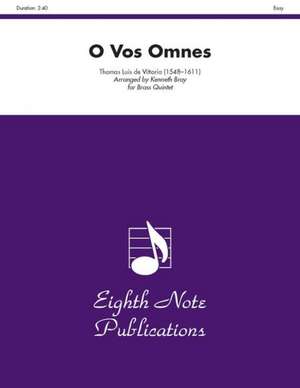 O Vos Omnes: Score & Parts de Tom S. Luis De Victoria