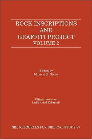 Rock Inscriptions and Graffiti Project, Volume 2 de Michael E. Stone