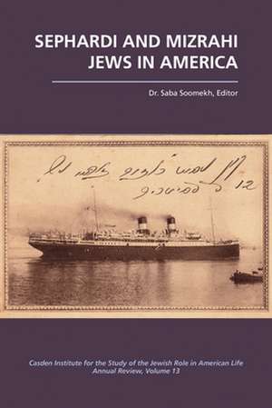 Sephardi and Mizrahi Jews in America, Volume 13 de Saba Soomekh