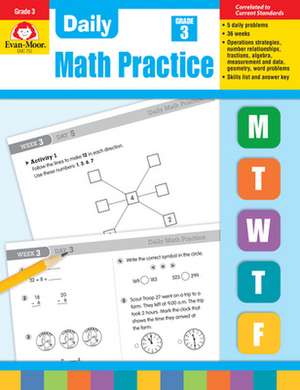 Daily Common Core Math Practice, Grade 3 de Jo Ellen Moore