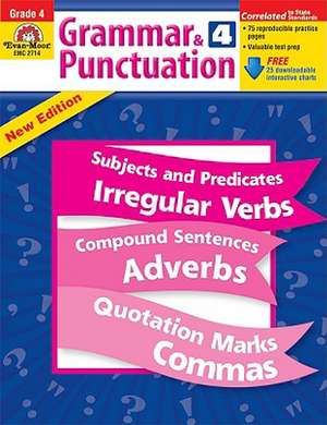 Grammar & Punctuation, Grade 4 de Jo Ellen Moore