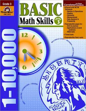 Basic Math Skills, Grade 3 de Jo Ellen Moore