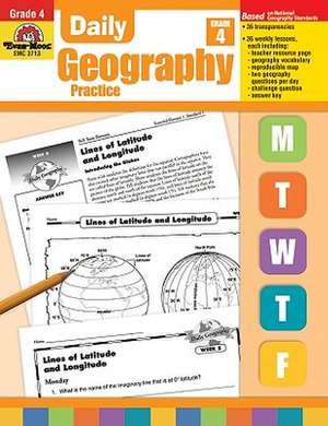 Daily Geography Practice Grade 4: EMC 3713 de Sandi Johnson