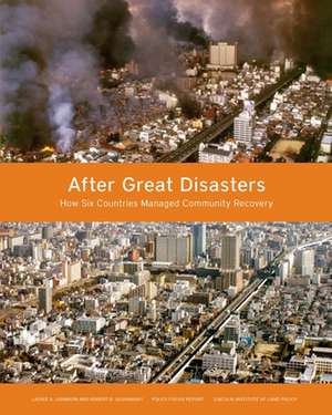 After Great Disasters – How Six Countries Managed Community Recovery de Laurie A. Johnson