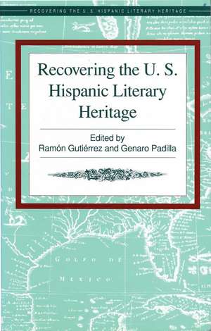 Recovering the U.S. Hispanic Literary Heritage de Maria Herrera-Sobek