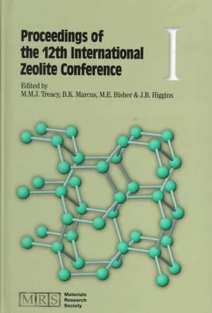 Proceedings of the 12th International Zeolite Conference 4 Volume Set de M. M. J. Treacy