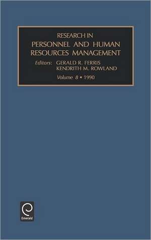 Research in Personnel and Human Resources Management de Kendrith M. Rowland