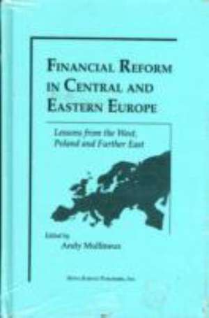 Financial Reform in Central & Eastern Europe: Volume I : Lessons from the West, Poland & Further East de Andy Mullineux