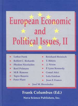 European Economic & Political Issues, Volume 2 de Frank Columbus