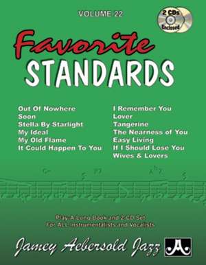 Jamey Aebersold Jazz -- Favorite Standards, Vol 22 de Jamey Aebersold