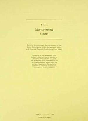 Lean Management Forms de Thomas L. Jackson