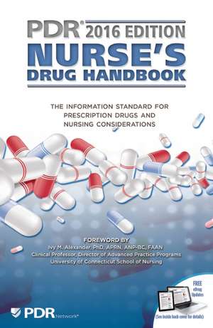 2016 PDR Nurse's Drug Handbook de PDR Staff