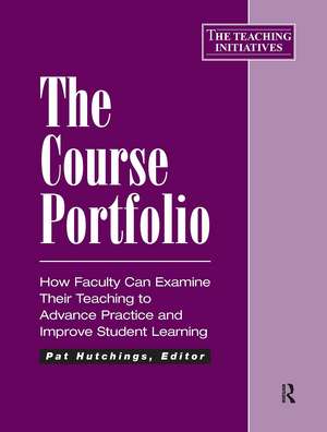 The Course Portfolio de Pat Hutchings