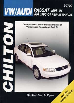 VW/Audi Passat (98–05) A4 (96–01) (Chilton) – Covers U.S and Canadian models of Volkswagen Passa de Haynes