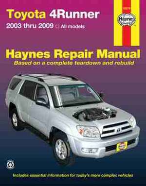 Toyota 4Runner 2003 To 2009 – All models de Haynes