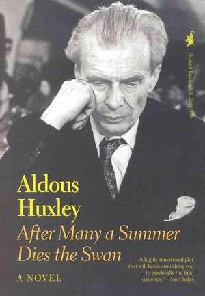 After Many a Summer Dies the Swan de Aldous Huxley