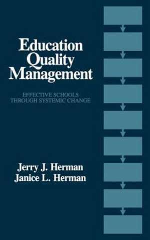 Education Quality Management de Jerry Herman