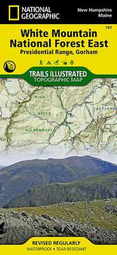 White Mountains National Forest, East: Trails Illustrated Other Rec. Areas de National Geographic Maps