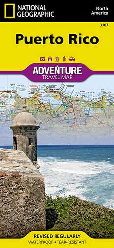 Puerto Rico: Travel Maps International Adventure Map de National Geographic Maps