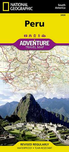 Peru: Travel Maps International Adventure Map de National Geographic Maps